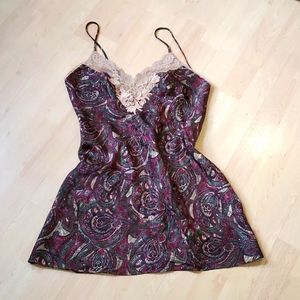 Victoria's Secret Slip Dress Paisley